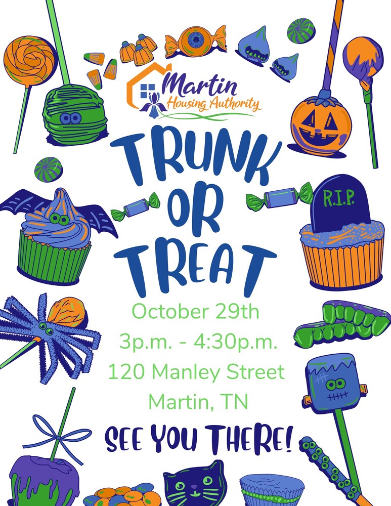 Trunk or treat 2024. All information on this flyer is listed above.